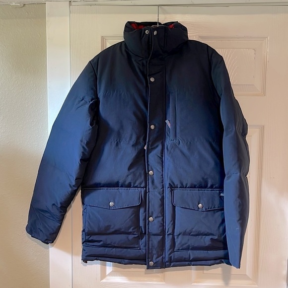 WOOLRICH Mens Navy Puffer coat M - Picture 2 of 7